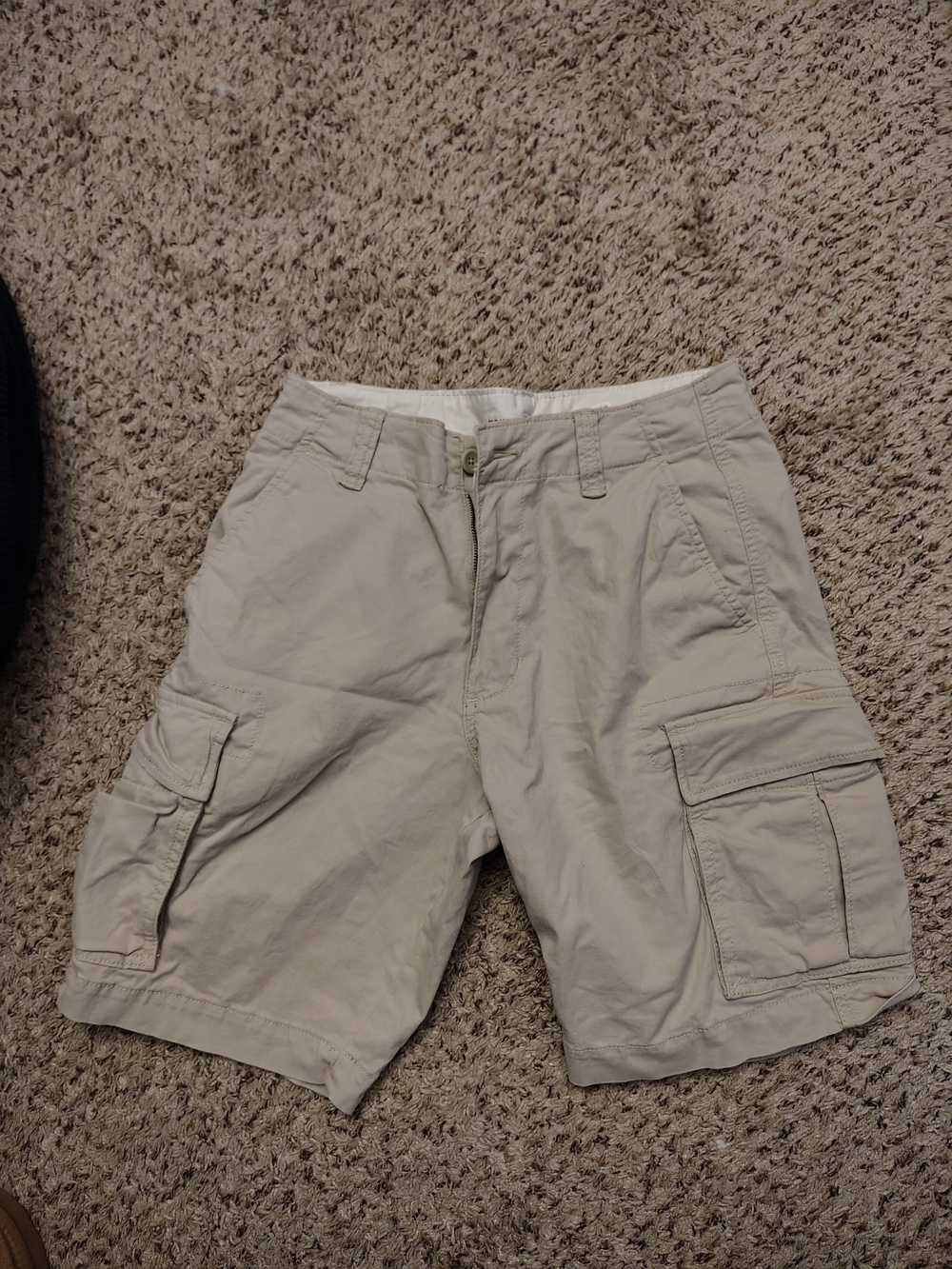 Men's Casual Cargo Shorts in Light Khaki Old Navy